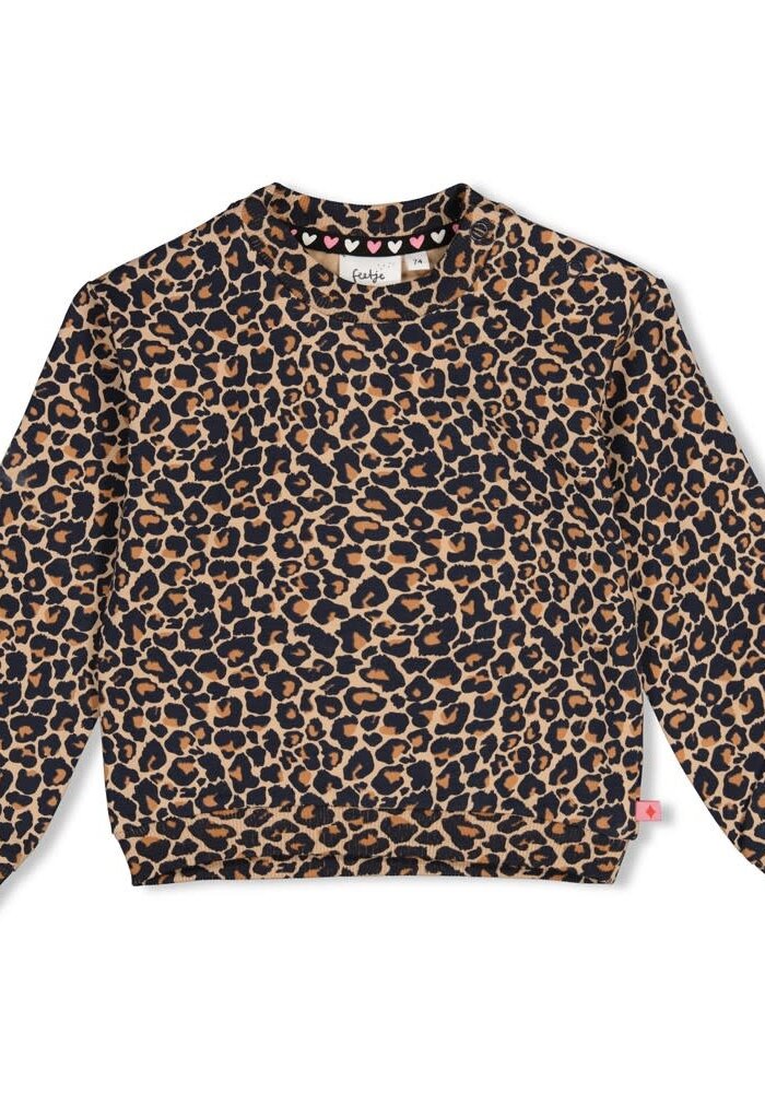 Feetje Sweater AOP oversized - City Chic Zand