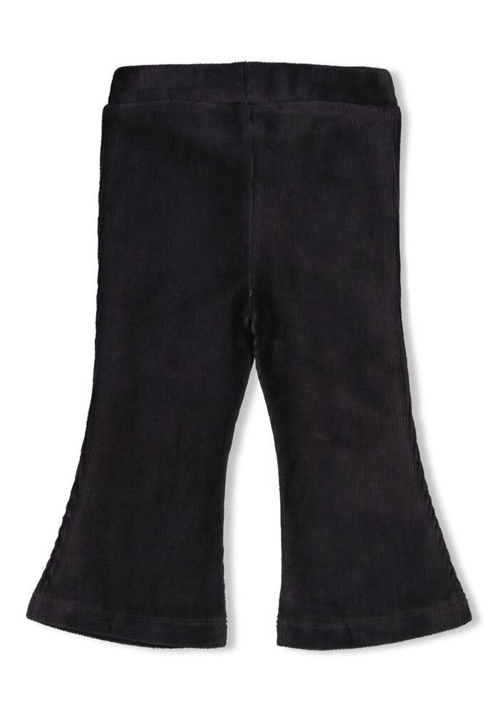 Feetje Flare broek velours rib - City Chic Antraciet