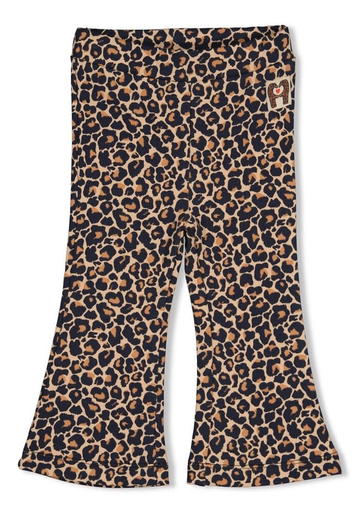 Feetje Flare broek AOP - City Chic Zand