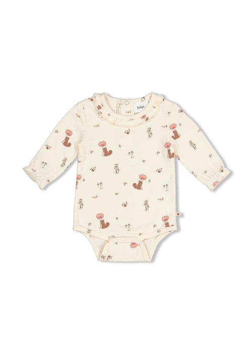 Feetje Feetje Romper AOP - Forest Garden Offwhite