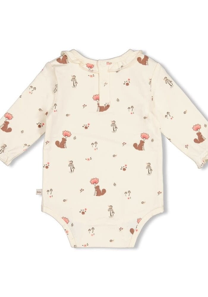 Feetje Romper AOP - Forest Garden Offwhite
