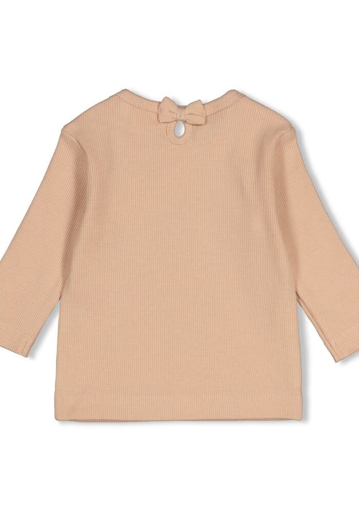 Feetje Longsleeve rib - Forest Garden Zand