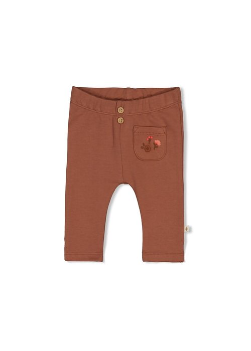 Feetje Feetje Broek  - Forest Garden Bruin