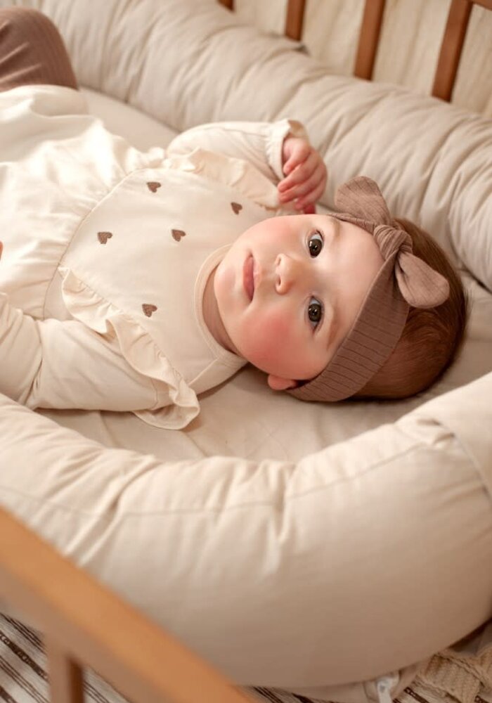 Feetje Longsleeve ruches - My Little Love Offwhite
