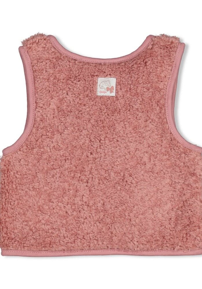 Feetje Teddy gilet - Dress to Impress Mauve