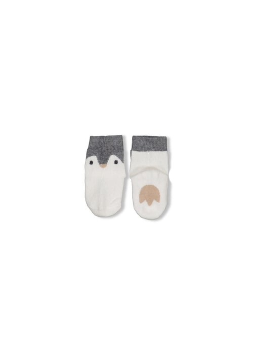 Feetje Feetje Sokken - Penguin Cuddles Offwhite