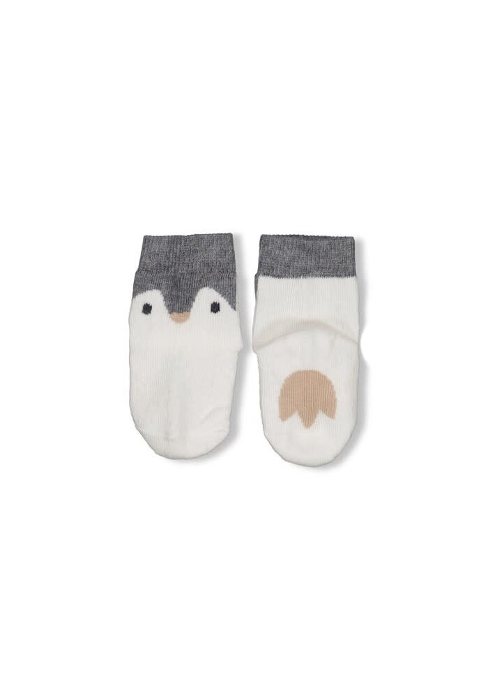 Feetje Sokken - Penguin Cuddles Offwhite