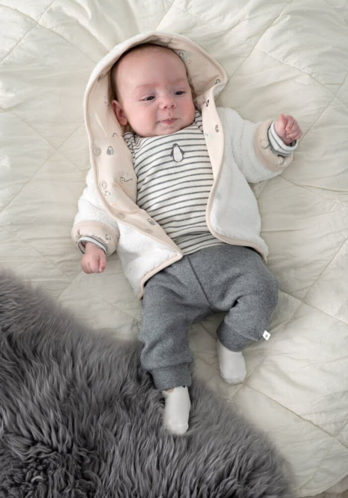 Feetje Sokken - Penguin Cuddles Offwhite