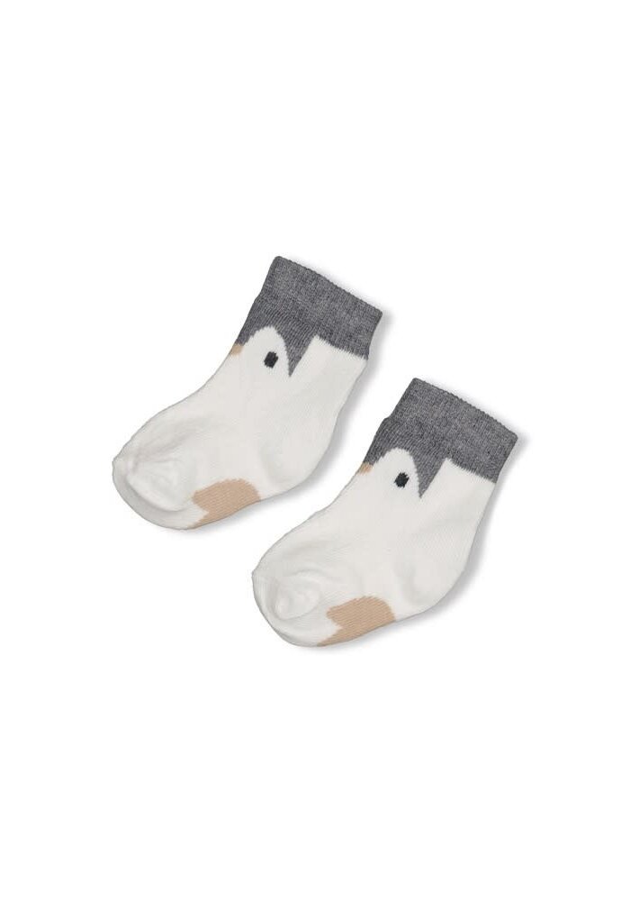 Feetje Sokken - Penguin Cuddles Offwhite