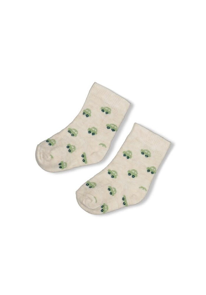 Feetje Sokken - Beep Beep Offwhite melange
