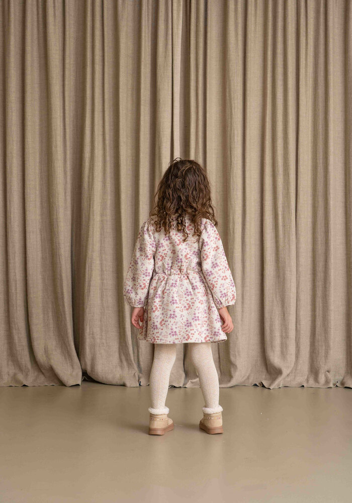 House of Jamie Balloon Dress Floral Winter Muse