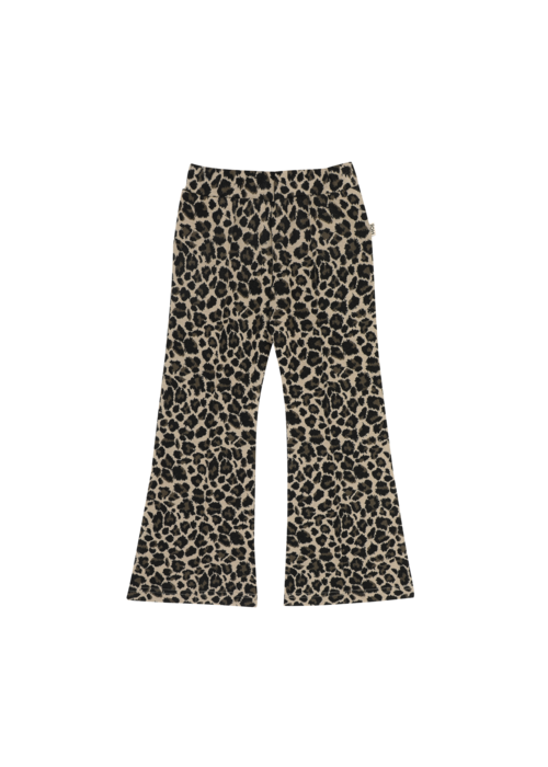House of Jamie House of Jamie Flared Pants Leopard Moonlight (Jacquard)