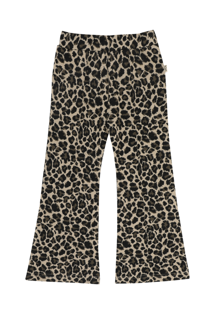 House of Jamie Flared Pants Leopard Moonlight (Jacquard)