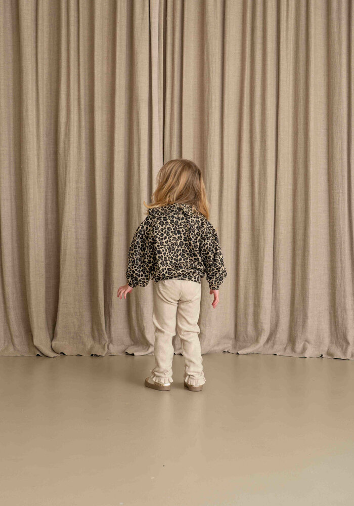 House of Jamie Frill Leggings Beige (Rib Fleece)