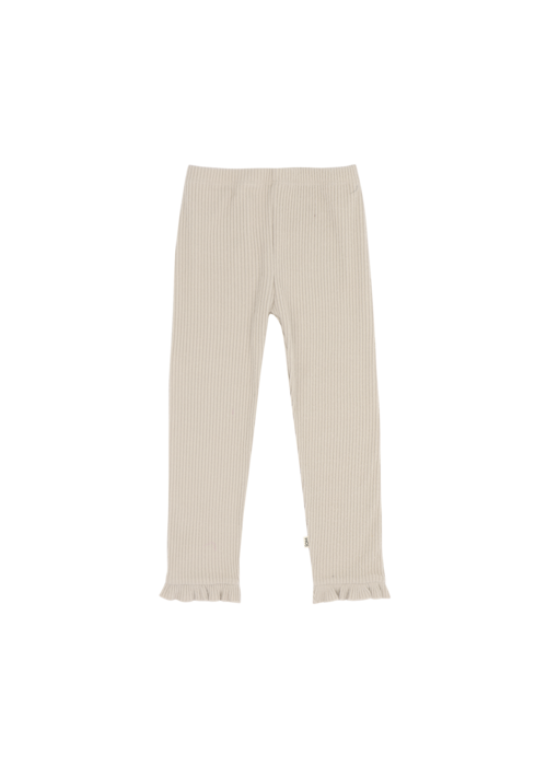 House of Jamie House of Jamie Frill Leggings Beige (Rib Fleece)