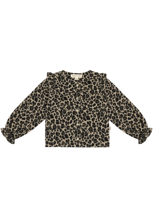 House of Jamie House of Jamie Preppy Cardigan Leopard Moonlight (Jacquard)