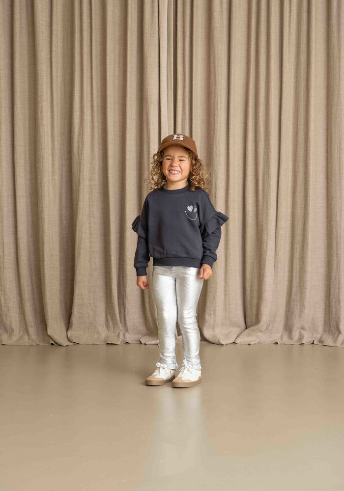 House of Jamie Frill Sweatshirt Sapphire (Sweat)