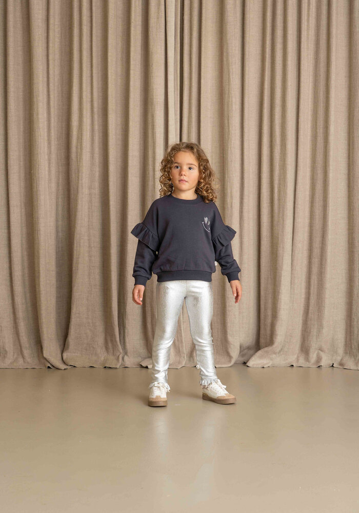 House of Jamie Frill Sweatshirt Sapphire (Sweat)