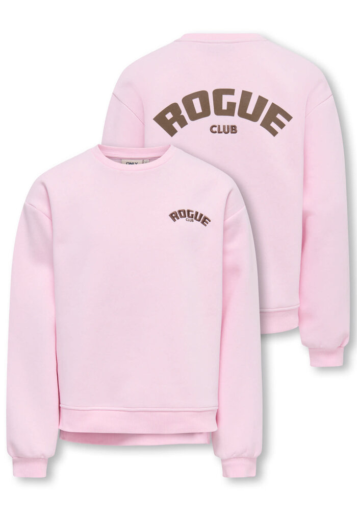 Only Kids KOGVICKY L/S O-NECK CS SWT Pink Lady Rogue Club/Bracken