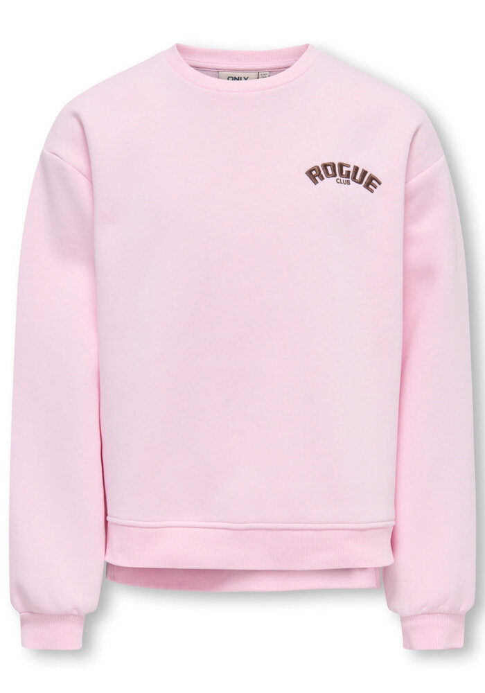 Only Kids KOGVICKY L/S O-NECK CS SWT Pink Lady Rogue Club/Bracken