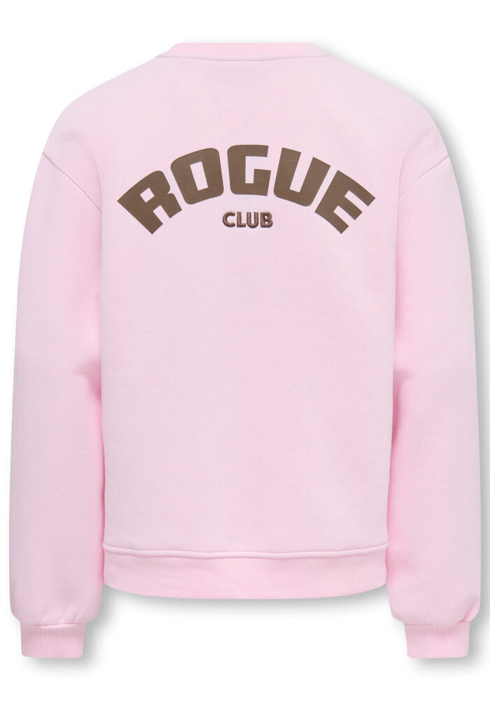 Only Kids KOGVICKY L/S O-NECK CS SWT Pink Lady Rogue Club/Bracken