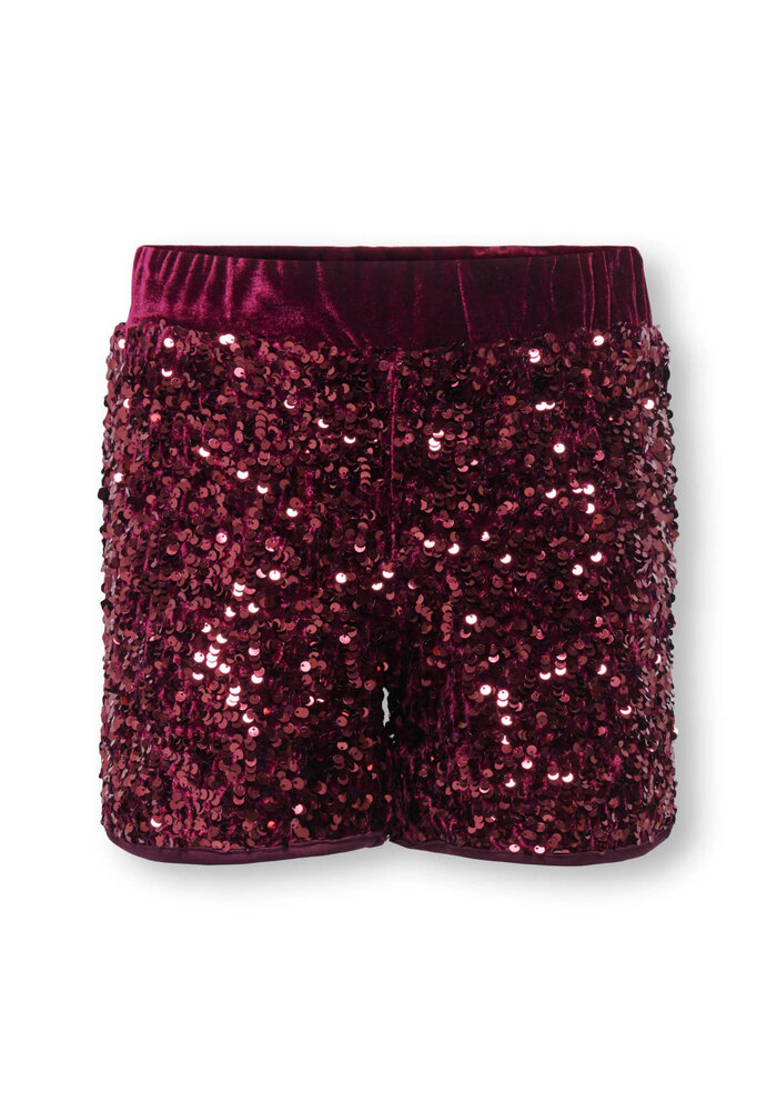 Only Kids KOGCONFIDENCE SEQUIN SHORTS JRS Winetasting