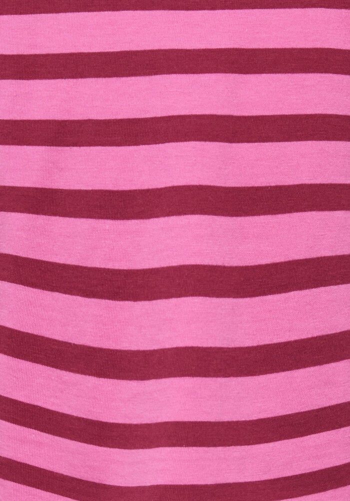 Only Kids KMGLIDA LS RLX STRIPE TOP BF JRS Fiji Flower Rumba Red/EMB Heart Navy