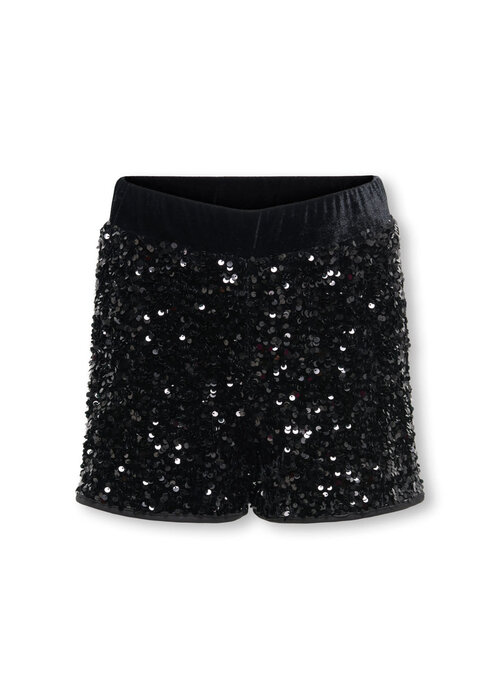 Only Kids Only Kids KOGCONFIDENCE SEQUIN SHORTS JRS Black