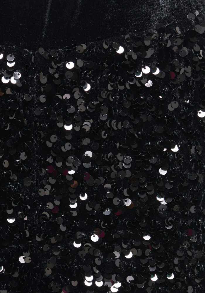 Only Kids KOGCONFIDENCE SEQUIN SHORTS JRS Black