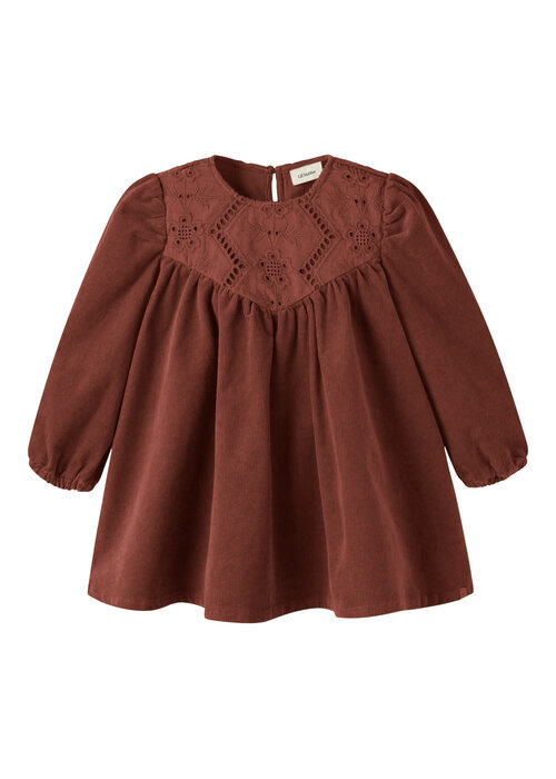 Lil' Atelier lil' atelier NMFONELLAS LOOSE CORD DRESS 1146-HC LIL Mahogany
