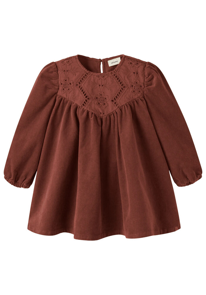 lil' atelier NMFONELLAS LOOSE CORD DRESS 1146-HC LIL Mahogany