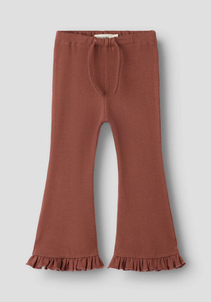lil' atelier NMFTHORO HAR BOOTCUT PANT LIL Mahogany