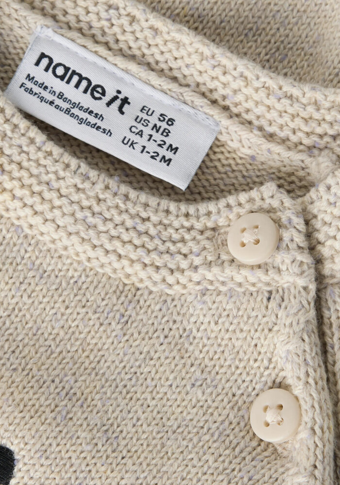 Name It NBFORANA LS KNIT Peyote Melange