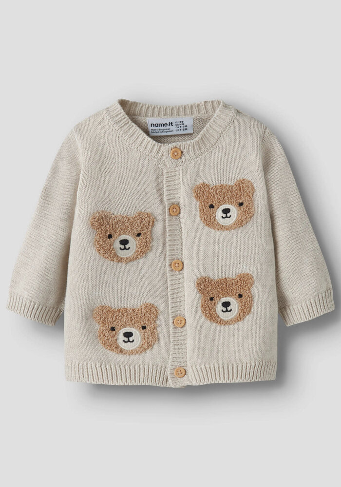 Name It NBMOBASE LS KNIT CARD Peyote Melange