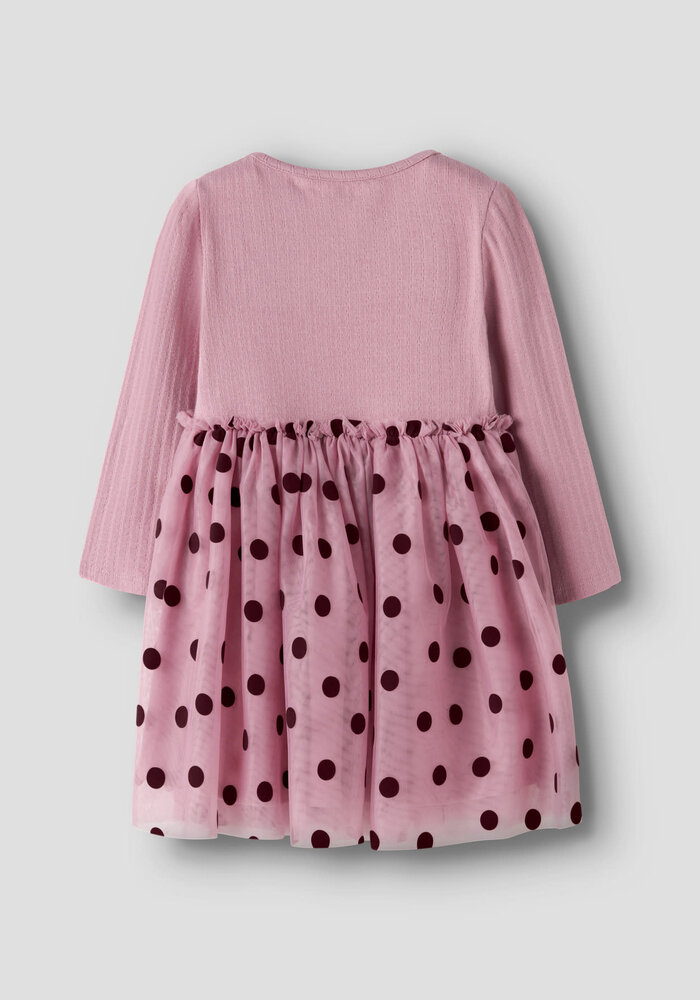 Name It NMFNAGINA LS TULLE DRESS Lilas