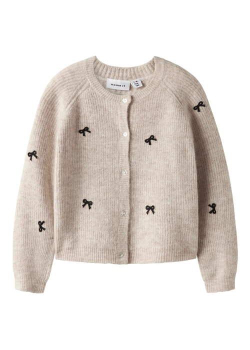 Name it Name It NKFRIFEY LS KNIT CARD Cement