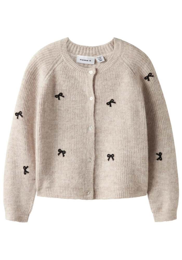 Name It NKFRIFEY LS KNIT CARD Cement