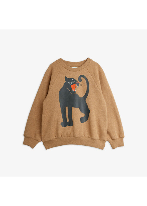 Mini Rodini Mini Rodini Panther sp melange sweatshirt Brown