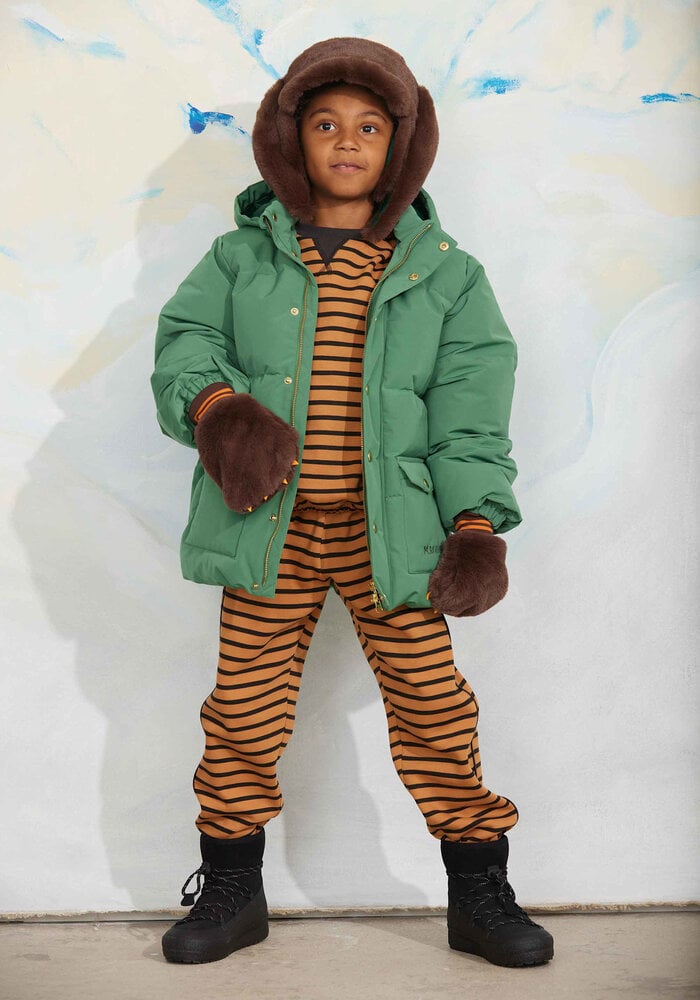 Mini Rodini Solid heavy puffer Green
