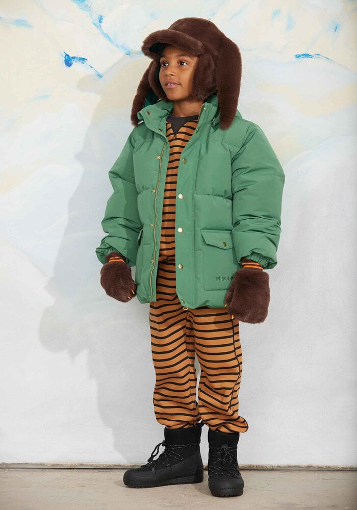 Mini Rodini Solid heavy puffer Green