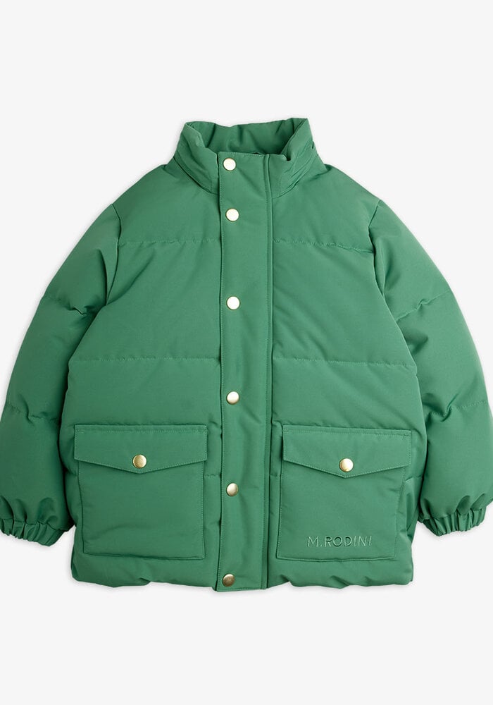 Mini Rodini Solid heavy puffer Green