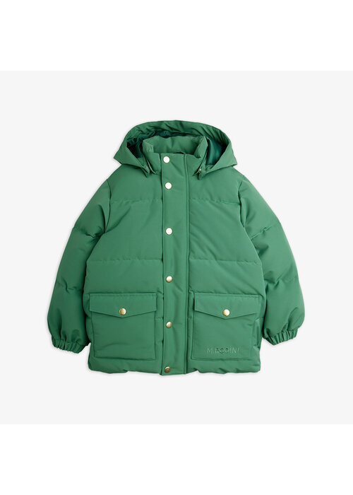Mini Rodini Mini Rodini Solid heavy puffer Green