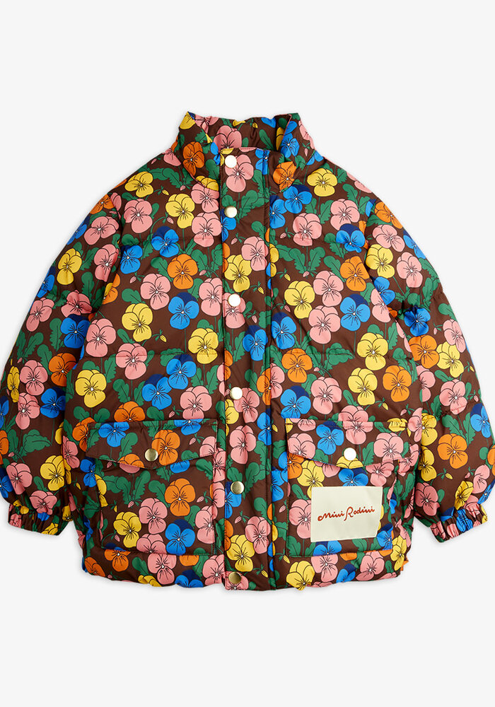 Mini Rodini Violas aop heavy puffer Multi