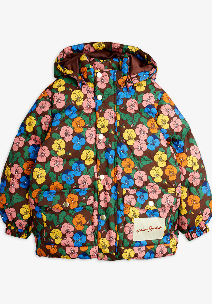 Mini Rodini Violas aop heavy puffer Multi