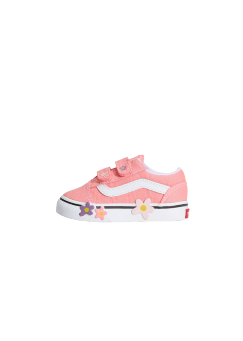 Vans Vans Old Skool V Flower Sunset Blu, Medium Sunset Blush Pi