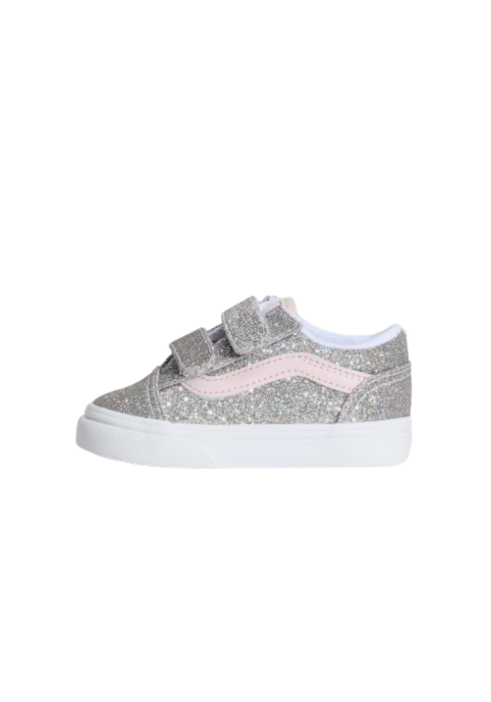 Vans Old Skool V GLTR SVPPL, Medium Silver/Pale Pet