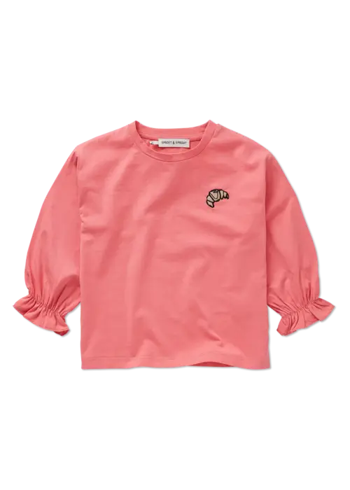 Sproet & Sprout Sproet & Sprout T-shirt girls ls Croissant