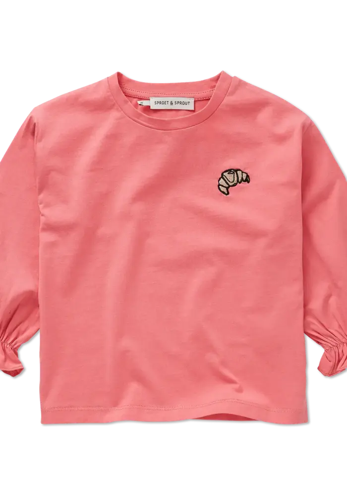 Sproet & Sprout T-shirt girls ls Croissant