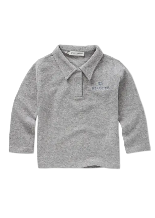 Sproet & Sprout Sproet & Sprout Polo shirt grey melee