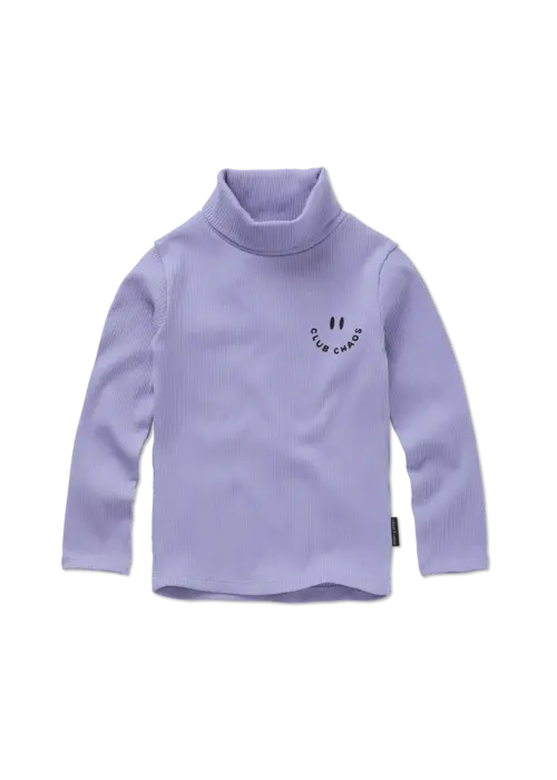 Sproet & Sprout Sproet & Sprout Rib turtle neck purple